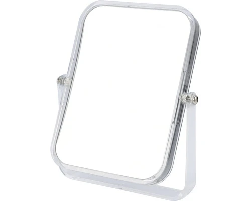 Cosmeticaspiegel Transparant Staand Draaibaar Met Aan 1 Zijde 3-voudige Vergroting 4 Cosmeticaspiegel Transparant Staand Draaibaar Met Aan 1 Zijde 3-voudige Vergroting - Afbeelding 2