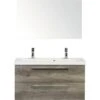 Badkamermeubelset Seville 100 Cm Kunststeen Wastafel 2 Kraangaten Incl. Spiegel Nebraska Eiken 1 Badkamermeubelset Seville 100 Cm Kunststeen Wastafel 2 Kraangaten Incl. Spiegel Nebraska Eiken -HORNBACH shop DV 8 6508180 01 4c NL 20180330232158