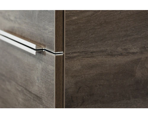 Badkamermeubelset Pulse 90 Cm Keramische Wastafel Incl. Spiegel Grijs Eiken 6 Badkamermeubelset Pulse 90 Cm Keramische Wastafel Incl. Spiegel Grijs Eiken - Afbeelding 4