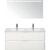 Badkamermeubelset Porto 120 Cm 2 Laden Keramische Wastafel Incl. Spiegel Met Verlichting Wit Hoogglans 1 Badkamermeubelset Porto 120 Cm 2 Laden Keramische Wastafel Incl. Spiegel Met Verlichting Wit Hoogglans -HORNBACH shop DV 8 6565100 01 4c NL 20180810191754