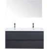 Badkamermeubelset Evora 120 Cm Dubbele Wastafel Incl. Spiegel Antraciet Mat 2 Badkamermeubelset Evora 120 Cm Dubbele Wastafel Incl. Spiegel Antraciet Mat -HORNBACH shop DV 8 6565221 02 4c NL 20190219054652