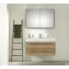PELIPAL Badkamermeubelset Milano 100 Cm Incl. Spiegelkast Met Verlichting Riviera Eiken 2 PELIPAL Badkamermeubelset Milano 100 Cm Incl. Spiegelkast Met Verlichting Riviera Eiken -HORNBACH shop DV 8 6609351 01 4c NL 20190121134755