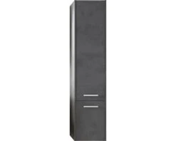 PELIPAL Hoge Kast Milano 168x38,3 Cm Oxid Donkergrijs