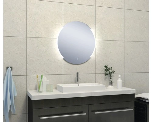 LED Lichtspiegel Dimbaar Twin Ø60 Cm Anti-condens 3 LED Lichtspiegel Dimbaar Twin Ø60 Cm Anti-condens