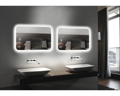 LED Lichtspiegel Silver Juno 100x70 Cm 5 LED Lichtspiegel Silver Juno 100x70 Cm - Afbeelding 3