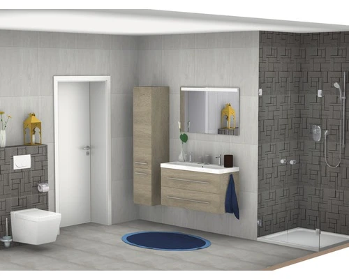 LED Lichtspiegel Feel 60x60 Cm 4 LED Lichtspiegel Feel 60x60 Cm - Afbeelding 2