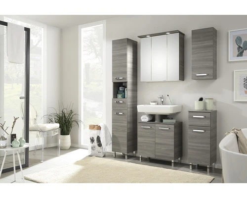 PELIPAL Hangkast Heidelberg 70x30 Cm Sangallo Grijs 5 PELIPAL Hangkast Heidelberg 70x30 Cm Sangallo Grijs - Afbeelding 3