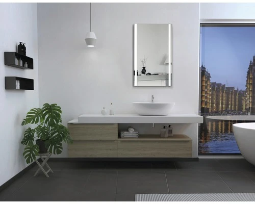 LED Lichtspiegel Silver Boulevard 60x100 Cm 8 LED Lichtspiegel Silver Boulevard 60x100 Cm - Afbeelding 6