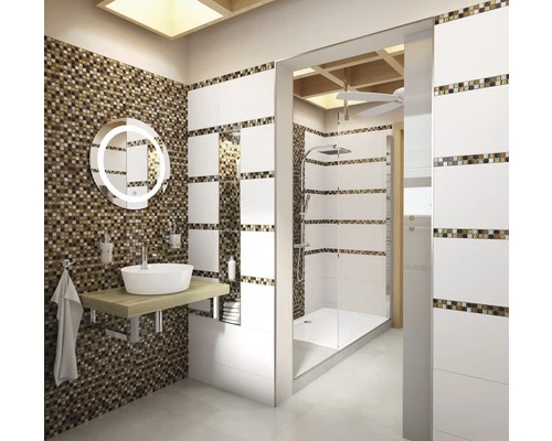 LED Lichtspiegel Silver Sun Ø59 Cm 4 LED Lichtspiegel Silver Sun Ø59 Cm - Afbeelding 2