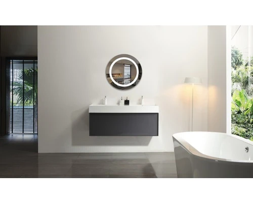 LED Lichtspiegel Silver Sun Ø59 Cm 5 LED Lichtspiegel Silver Sun Ø59 Cm - Afbeelding 3