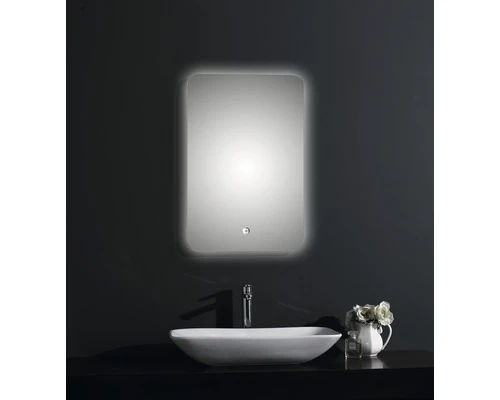 LED Lichtspiegel Silver Moon 40x60 Cm 4 LED Lichtspiegel Silver Moon 40x60 Cm - Afbeelding 2