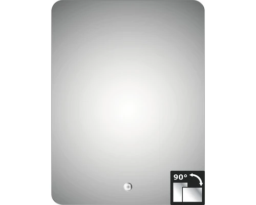 LED Lichtspiegel Silver Moon 60x80 Cm 3 LED Lichtspiegel Silver Moon 60x80 Cm