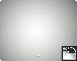 LED Lichtspiegel Silver Moon 100x80 Cm