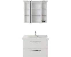 PELIPAL Badkamermeubelset Kumba 80 Cm Incl. Spiegelkast Met Verlichting Wit Hoogglans -HORNBACH shop DV 8 8905596 08 4c DE 20220418161752